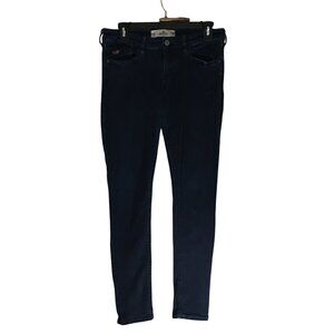 Hollister Womens Skinny Jeans Size 7R Dark Wash Denim Stretch W28 L31